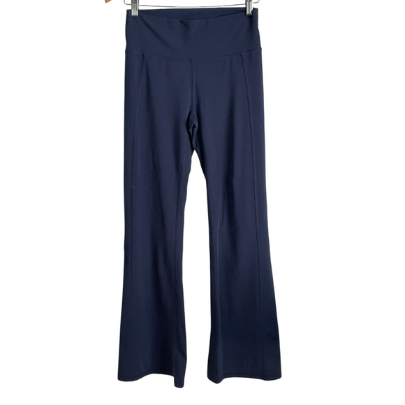 Fabletics Deep Navy Define PowerHold High-Waisted Flare Pant Leggings Size Small - Picture 1 of 7